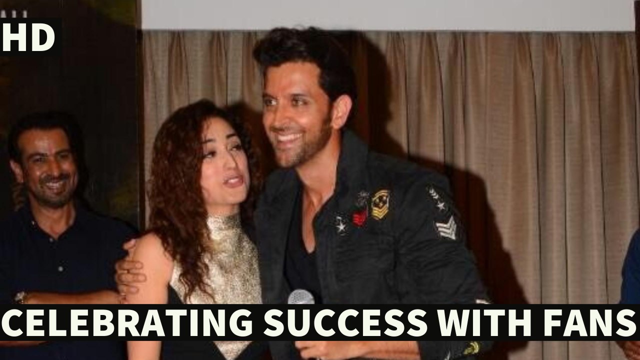 Hrithik Roshan And Yami Gautam Celebrate "Kaabil" Success With Fans