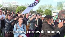 Marion Maréchal-Le Pen, accueillie par des fumigènes et des casseroles à Bayonne