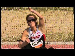 Athletics - Richter Becky - women's club throw F31/32/51 final - 2013 IPC Athletics World C...