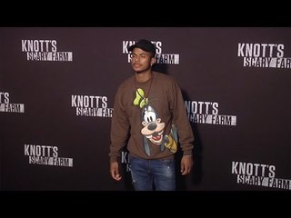 Trevor Jackson "Knotts Scary Farm 2016" Black Carpet