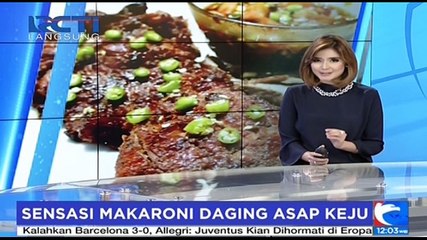 Sensasi Makaroni Daging Asap Keju