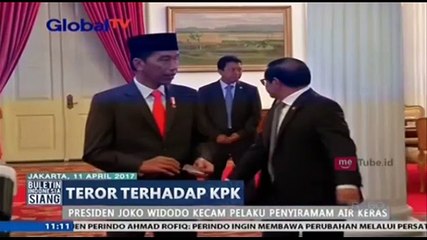Presiden Jokowi Kutuk Pelaku Penyiraman Novel Baswedan