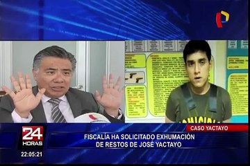 Fiscalía solicitó exhumación de restos de José Yactayo