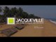 Mon Beau Pays Vu du Haut Jacqueville, une plage au sable fin à l'ombre d'une forêt de cocotiers