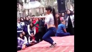 Collage Beautiful Girl Dance In Students