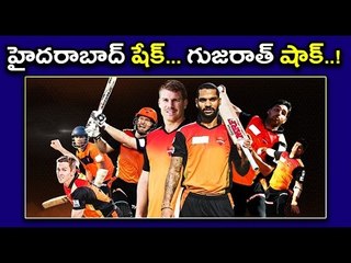 IPL 2017 :  Hyderabad (SRH) Vs Gujarat (GL) : Hyderabad Beat Gujarat By 9 Wickets- Oneindia Telugu
