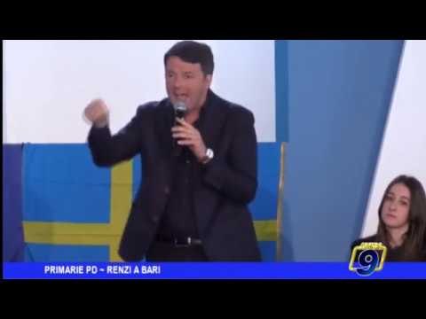 Primarie PD, Renzi a Bari