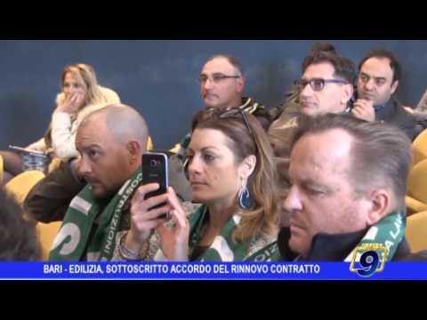 Bari | Edilizia, sottoscritto accordo per il rinnovo del contratto