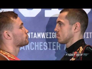 Carl Frampton vs. Scott Quigg Full Intense Face Off Video
