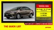 The Quick List _ Upcoming Compact & Mid Size Sedans 201