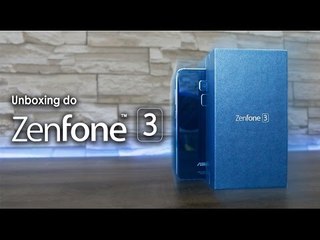Unboxing  (tirando da caixa)  Asus Zenfone 3