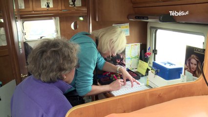 Lignol (56). Florence tient salon dans son camping-car