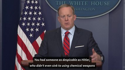 Trump spokesman Sean Spicer apologises for Hitler comments