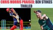 Delhi vs Pune match: Chris Morris praised & Ben Stokes trolled on Twitter | Oneindia News