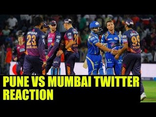 IPL 10 : Pune vs Mumbai T20 match; Twitter reaction | Oneindia News