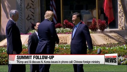 Trump and Xi hold phone talks on North Korea issues as tension builds