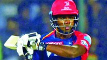 IPL 2017 - Sanju Samson Hits First Century of IPL 2017 _ 102 runs in 63 Balls _ RPS vs DD _ Match 9
