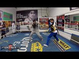 Leo Santa Cruz vs. Kiko Martinez Full Video- Santa Cruz Full Workout   Training Video