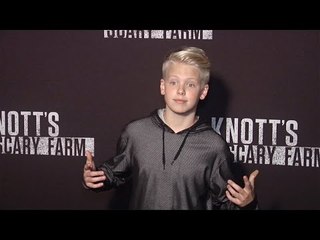 Carson Lueders "Knotts Scary Farm 2016" Black Carpet