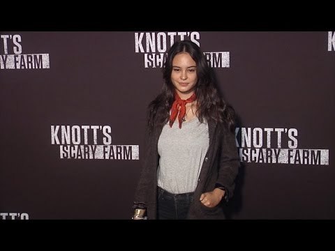 Courtney Eaton Knotts Scary Farm 2016 Black Carpet