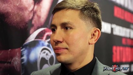 Golovkin vs. Wade: Gennady Golovkin complete media scrum