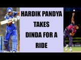 IPL 10 : Hardik Pandya scores 30 runs (6.6.6.4.6 )in last over | Oneindia News