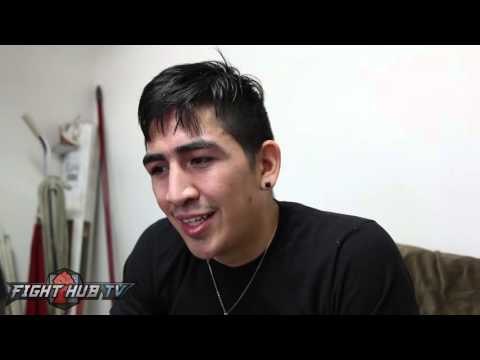 Leo Santa Cruz Canelo is gonna hurt Khan. As soon as he lands he's gonna hurt him