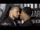 Keith Thurman vs. Shawn Porter COMPLETE Face Off Video- Crazy face off!