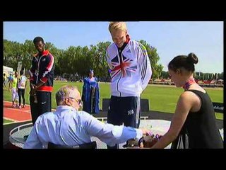Athletics - men's 100m T44 Medal Ceremony - 2013 IPC Athletics WorldChampionships, Lyon