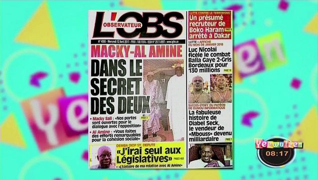 RUBRIQUE REVUE DES TITRES du 12 Avril 2017 avec FATOU KINE DEME dans Yeewu Leen