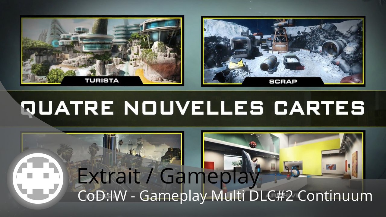 Extrait / Gameplay - CoD:IW (Gameplay Maps DLC#2 Continuum)