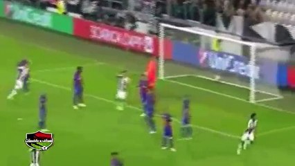 هدف يوفنتوس الاول في برشلونة دوري ابطال اوروبا 2017