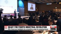 Ahn stresses competitive edge in tackling fourth industrial revolution
