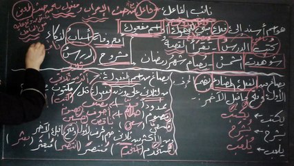 درس نائب الفاعل ... للثانوية العامة