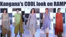 Kangana Ranaut walks the ramp for Melange Lifestyle; Watch video | Filmibeat