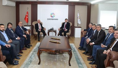 (12 NİSAN 2017 ) BAŞKAN AHMET ÇOLAKBAYRAKDAR,  MHP YÖNETİMİNİ AĞIRLADI