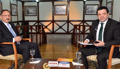 (12 NİSAN 2017 ) BAKAN ÖZHASEKİ,  24 TV CANLI YAYININDA GÜNDEMİ DEĞERLENDİRDİ