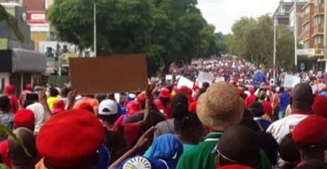 Thousands Rally for 'National Day of Action' Against President Zuma