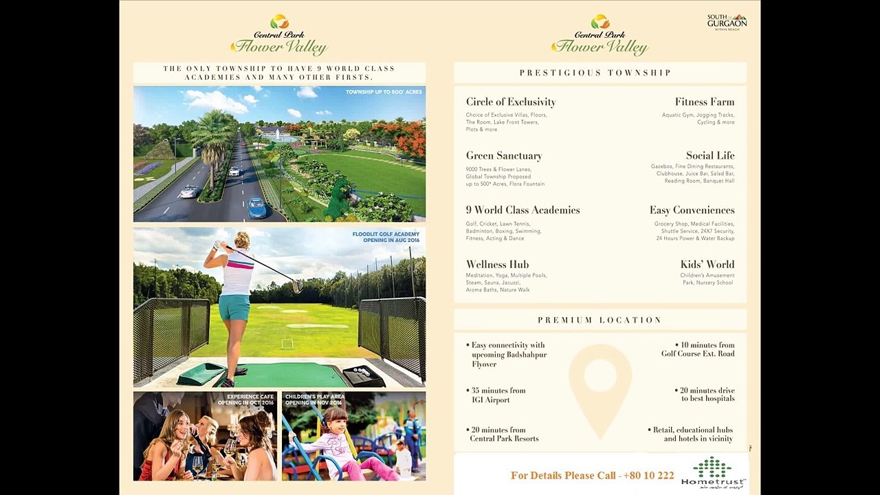 Central Park 3 Gurgaon Sohna Residential 80 10 222 888