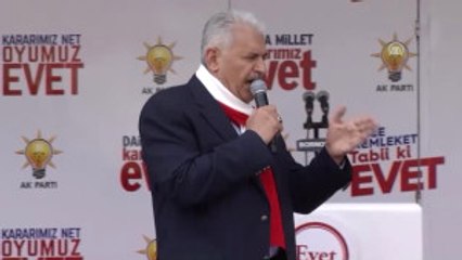 Başbakan Yıldırım: "Korkularla, Tehditlerle Hayır Vermeye Zorlayamazsınız"