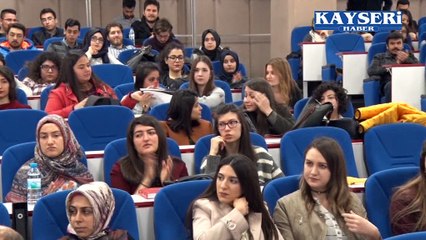 (12 NİSAN 2017 ) ERÜ’DE  DÜZENLENEN  KONFERANSTA  İDEAL  HUKUKÇU NASIL OLMALI SORUSUNA CEVAP ARANDI…