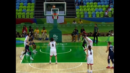rio olympics basketball girls japan vs France リオ　オリンピック　バスケットボール　女子　日本　vs　 フランス