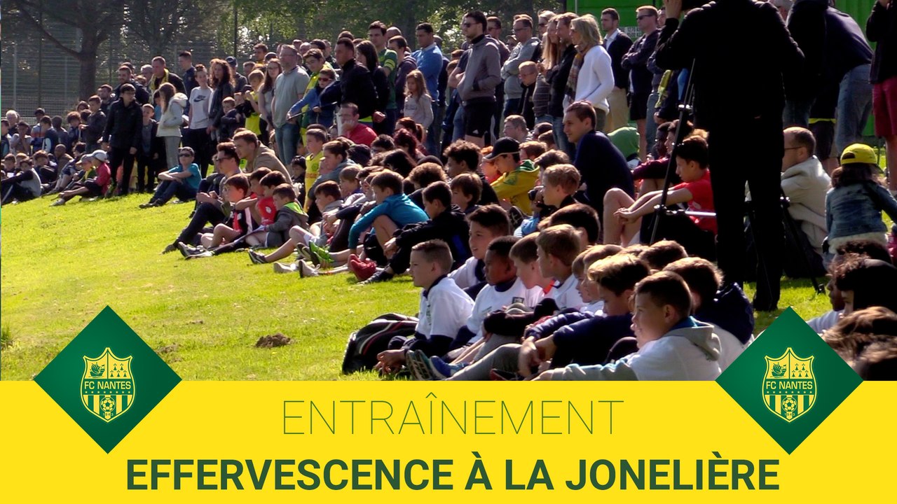 Effervescence à la Jonelière pour l'entraînement