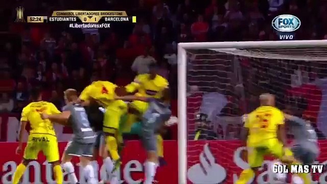 Estudiantes vs Barcelona (Ecu) 0-2 GOLES Y DECLARACIONES Copa Libertadores 2017