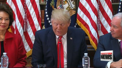 Trump pushes hardline policy against N. Korea