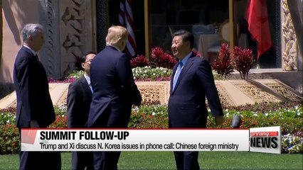 Trump and Xi hold phone talks on North Korea issues as tension builds