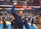 Tony Romo had a great time suiting up for the Dallas Mavericks