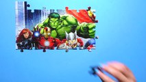 MARVEL AVENGERS Learn Jigsaw Games Clementoni Hulk Captain America Iron Man Thor Rom