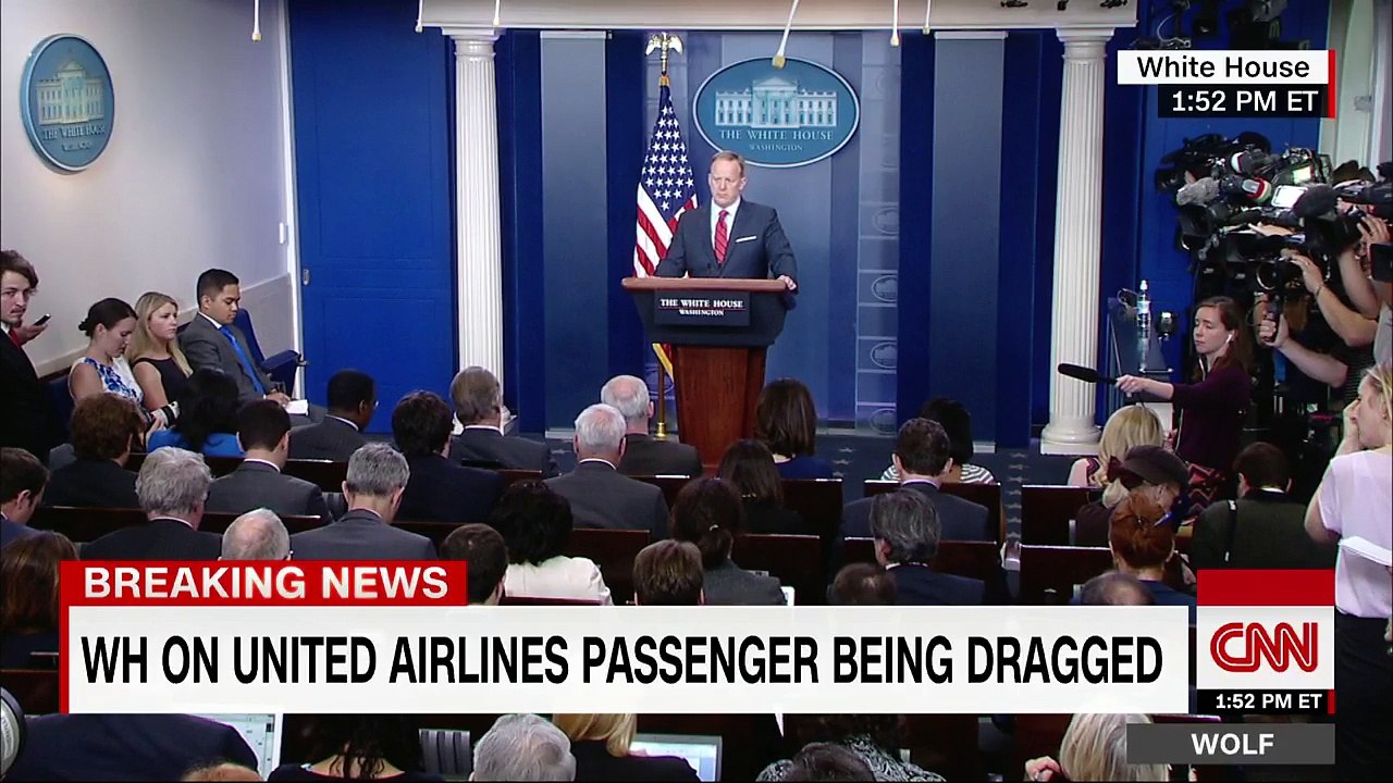 CNN  Spicer on United passenger incident uIt was an unfortunate incident It is troubling to see how that was handled