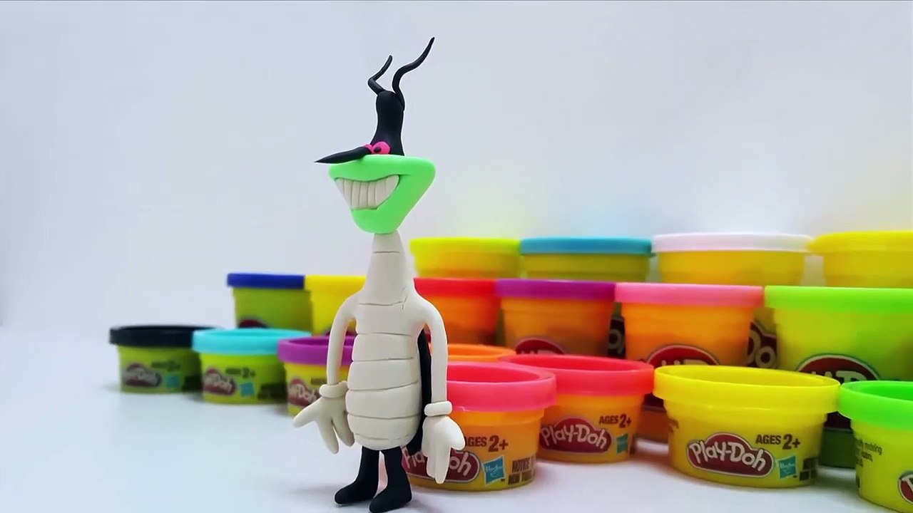 Oggy And The Cockroaches Play Doh - How To Make MARKY - asdPla